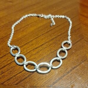 Silver Chain Link Necklace